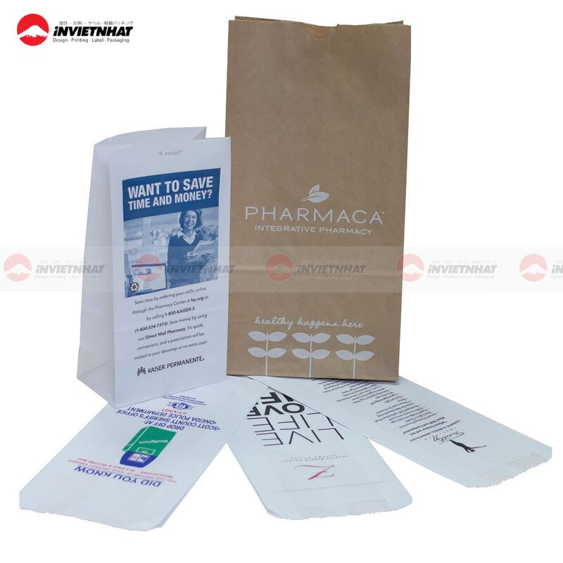 túi giấy đựng thuốc thân thiện môi trường