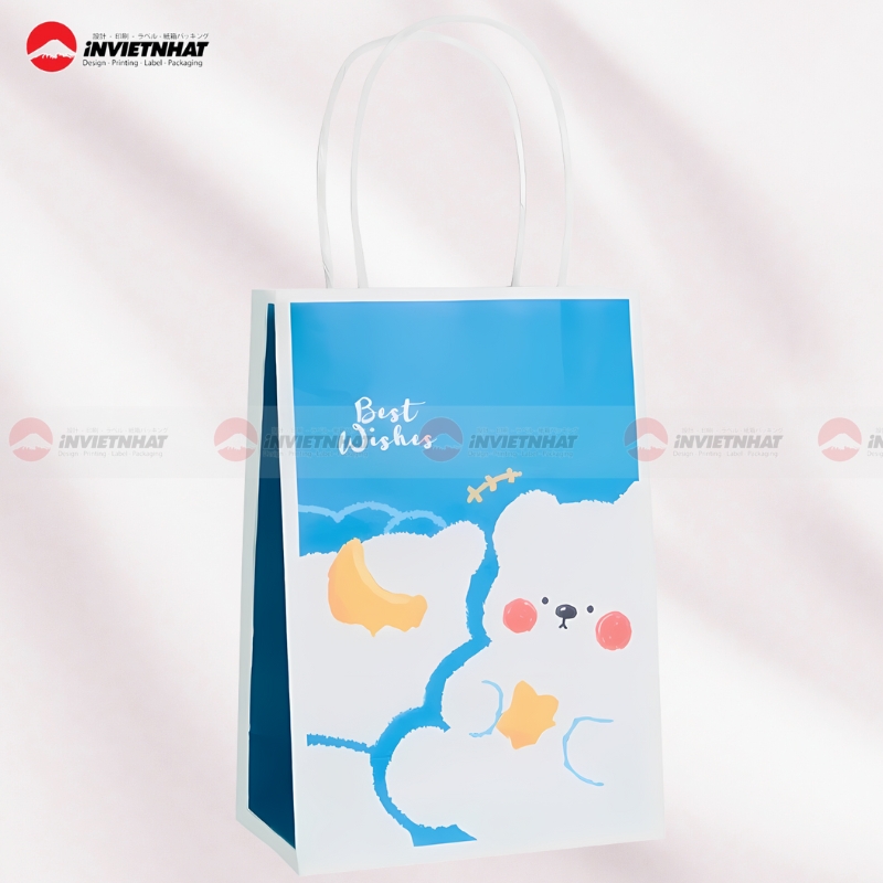 túi giấy mini có quai xách