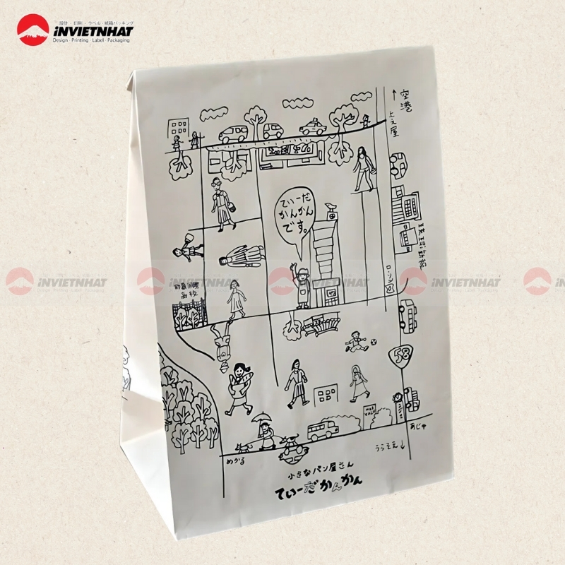 17+ Mẫu túi giấy gói hàng ĐẸP, chất liệu tốt, nhiều size 36 tui goi co lon