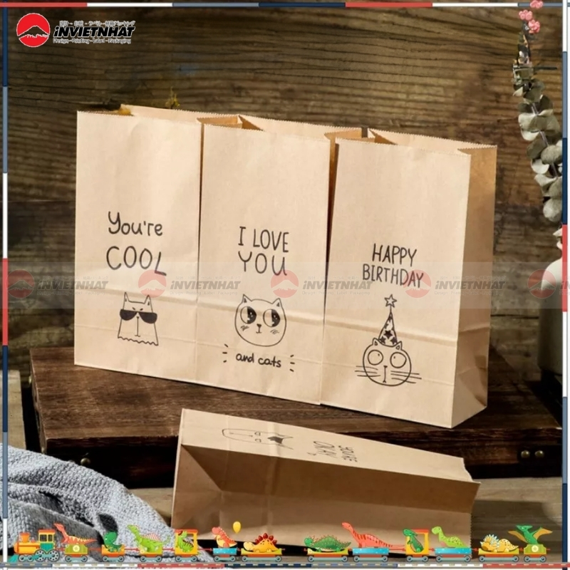 17+ Mẫu túi giấy gói hàng ĐẸP, chất liệu tốt, nhiều size 29 tui goi giay kraft