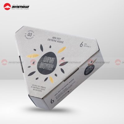 Hộp giấy ivory tam giác