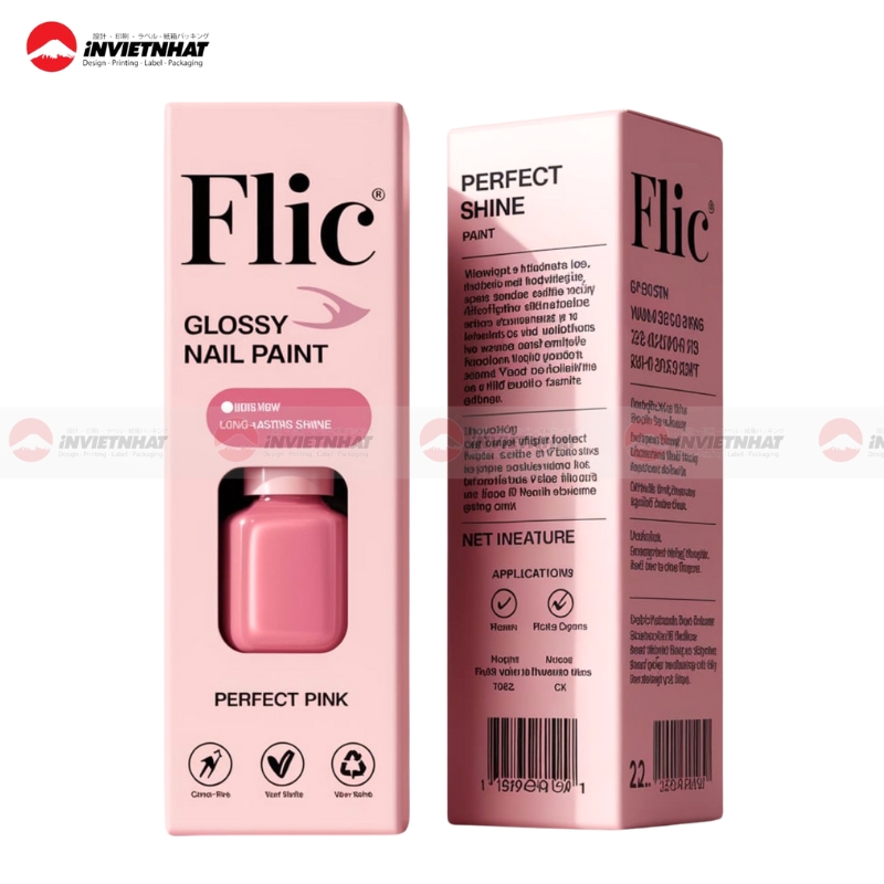 Hop giay mau hong co cua so