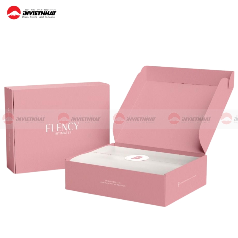 Hop giay mau hong nap gai