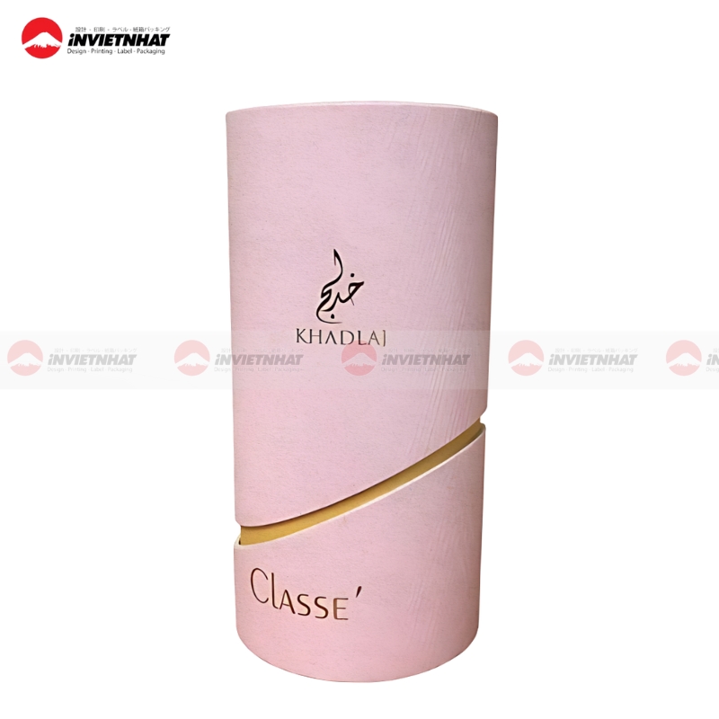 hộp giấy trụ tròn đựng mỹ phẩm