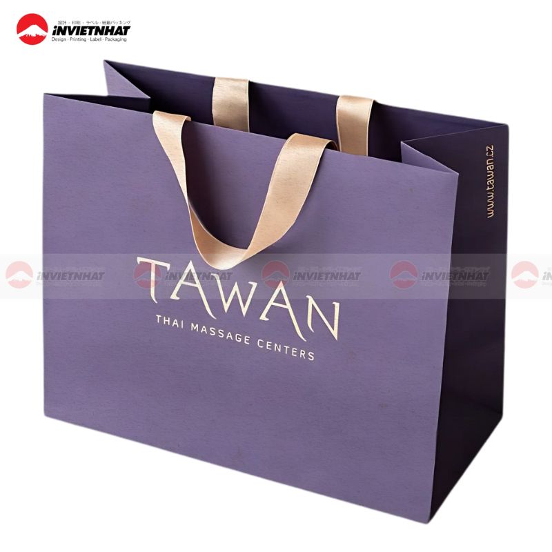 19+ Mẫu túi giấy màu tím đậm, tím nhạt, tím pastel ĐẸP MẮT 33 Mau tin giay tim pastel nhe nhang