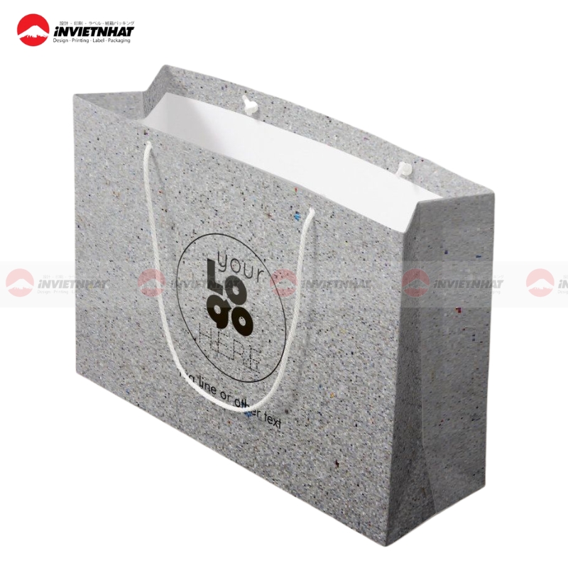 Mẫu túi giấy màu ghi TỐI GIẢN, chuyên nghiệp & đẳng cấp 32 Mau tui giay ghi chi dep