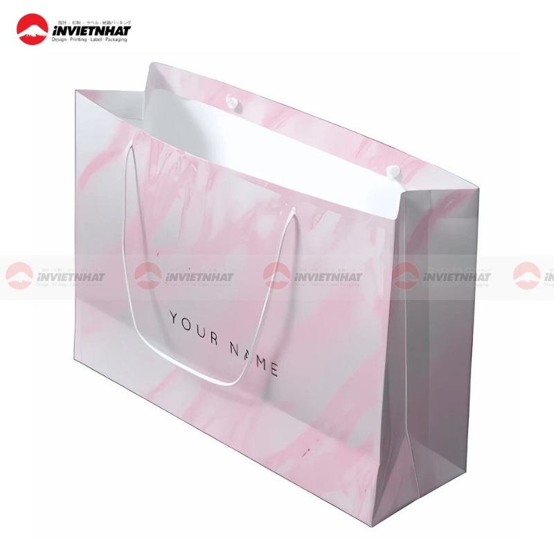 Tui giay mau Silver Pink