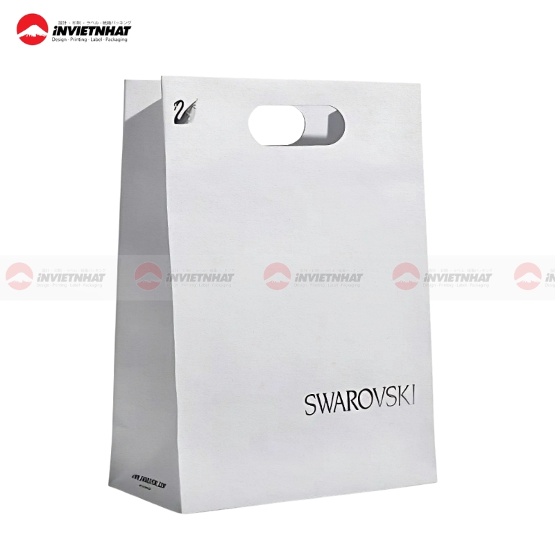 19+ Mẫu túi giấy màu bạc PHẢN QUANG, sang trọng, thu hút ánh nhìn 26 Tui giay mau Silver Sand