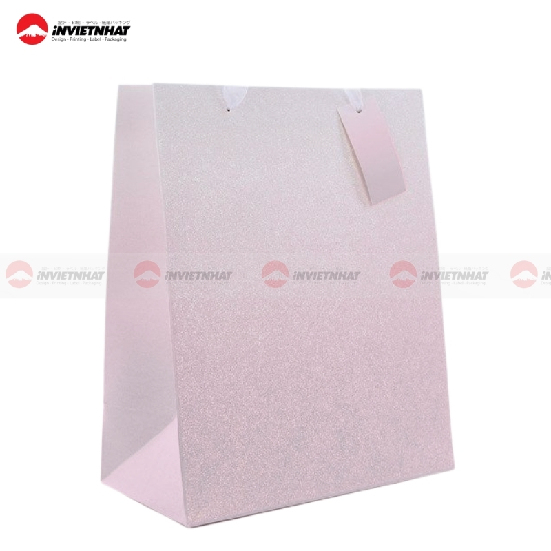 19+ Mẫu túi giấy màu bạc PHẢN QUANG, sang trọng, thu hút ánh nhìn 25 Tui giay mau bac Silver Pink