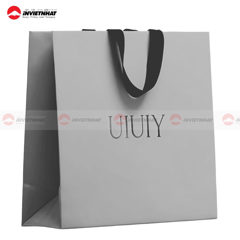 Tui giay mau ghi bac co day