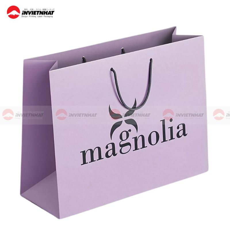 Tui giay mau tim pastel dung san pham