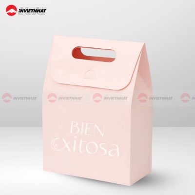 Tui giay nap gap hong