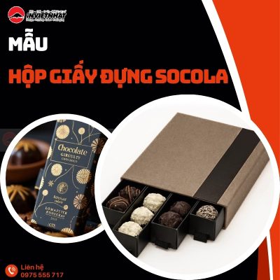 hop giay dung socola