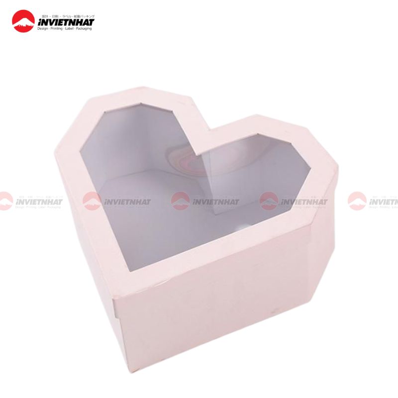 15+ Mẫu hộp giấy hình trái tim LÃNG MẠN & cao cấp 17 hộp giấy hình trái tim 5