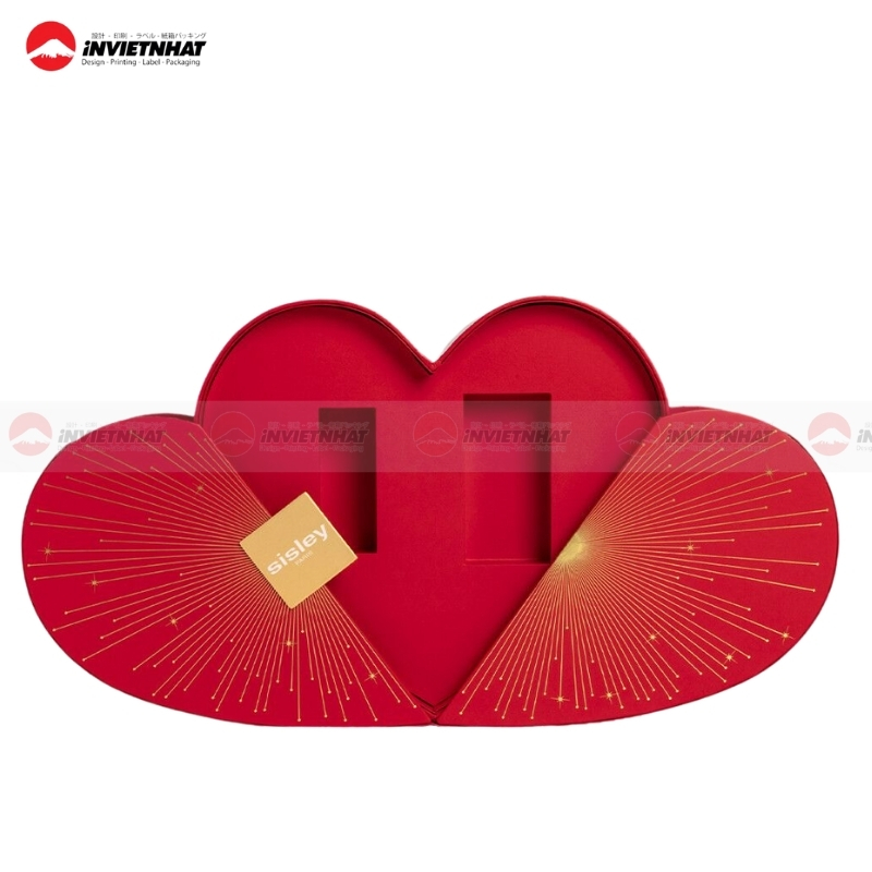 11+ Mẫu hộp giấy hình trái tim LÃNG MẠN & cao cấp 24 hop giay hinh trai tim