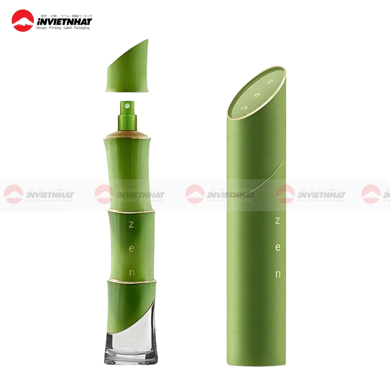 hộp giấy hình trụ đựng son