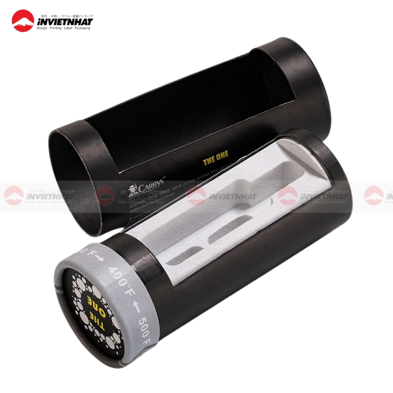 hộp giấy hình trụ duplex