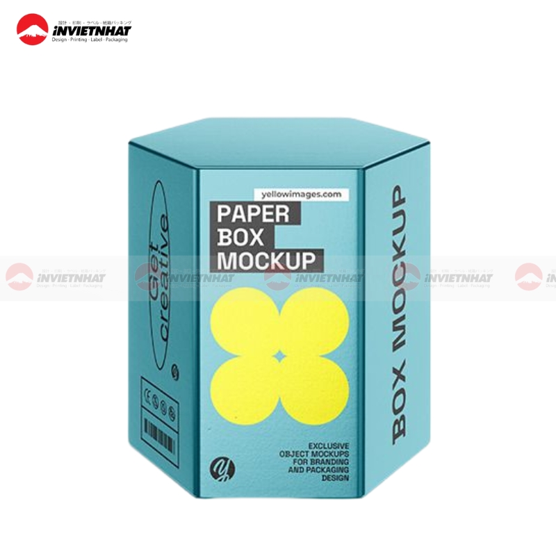 11+ Mẫu hộp giấy hình lục giác TINH TẾ & sang trọng 26 hop giay luc giac in full mau