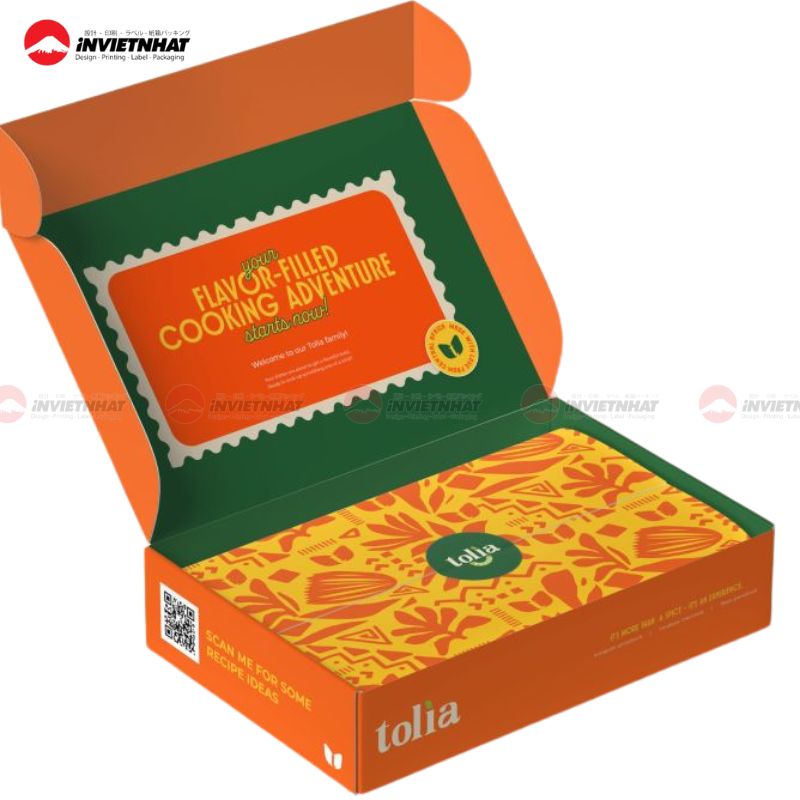 23+ Mẫu hộp giấy màu cam thiết kế NỔI BẬT, sáng tạo 24 hop giay mau cam 5