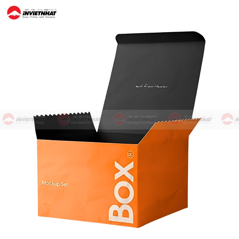 19+ Mẫu hộp giấy màu cam thiết kế NỔI BẬT, sáng tạo 2025 23 hop giay mau cam co nap