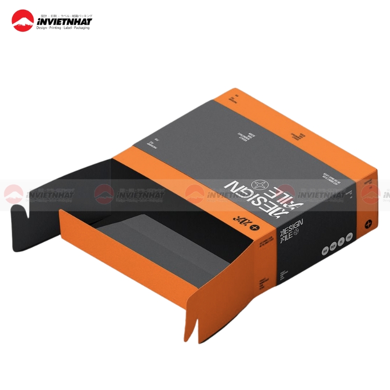 hop giay mau cam phoi xam dam