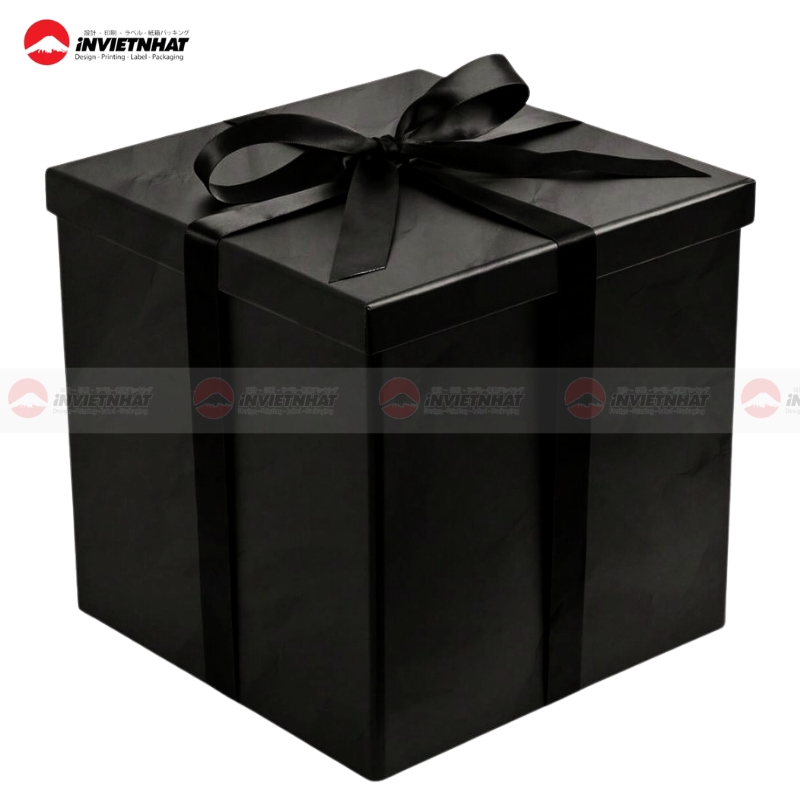 hop giay mau den co nap