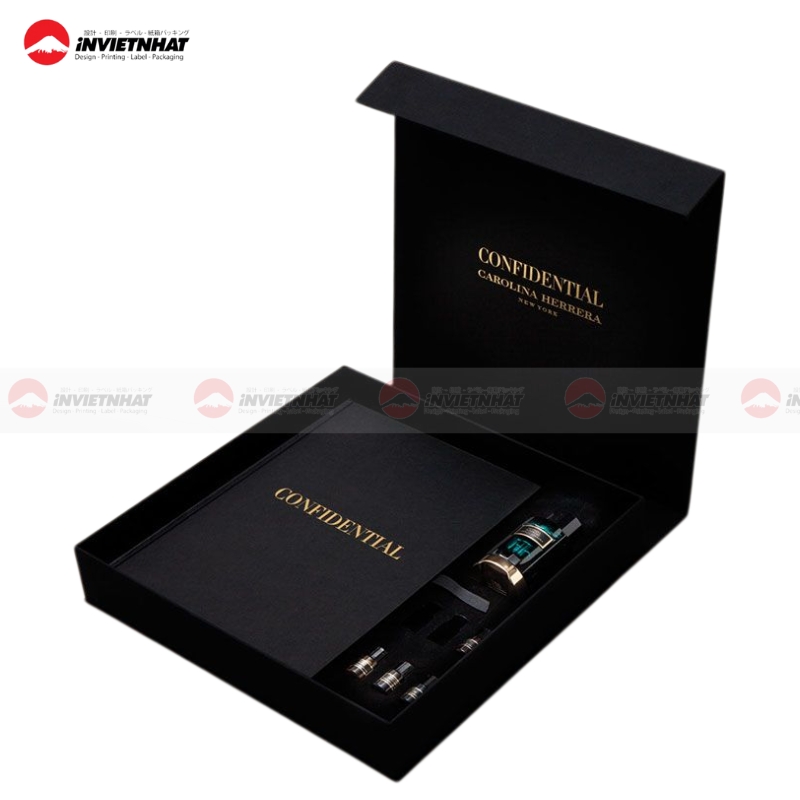 hop giay mau den nam cham cao cap