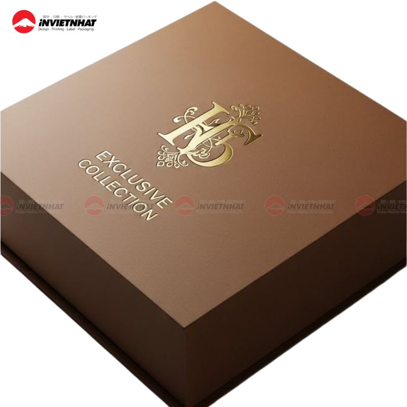 hộp giấy màu nâu 1