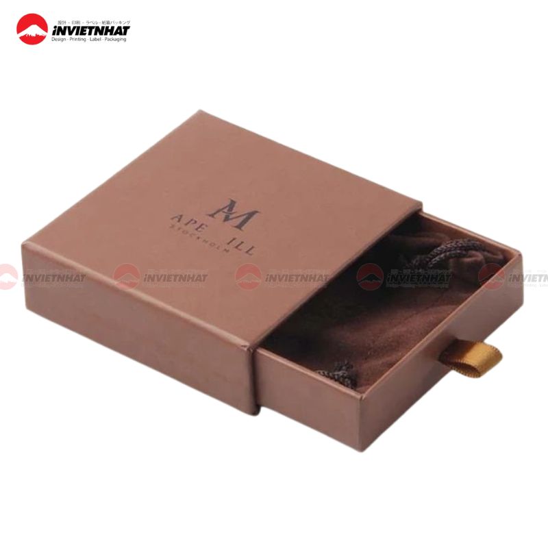 hộp giấy màu nâu 2