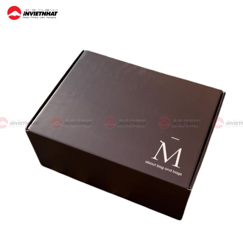 hộp giấy màu nâu 3