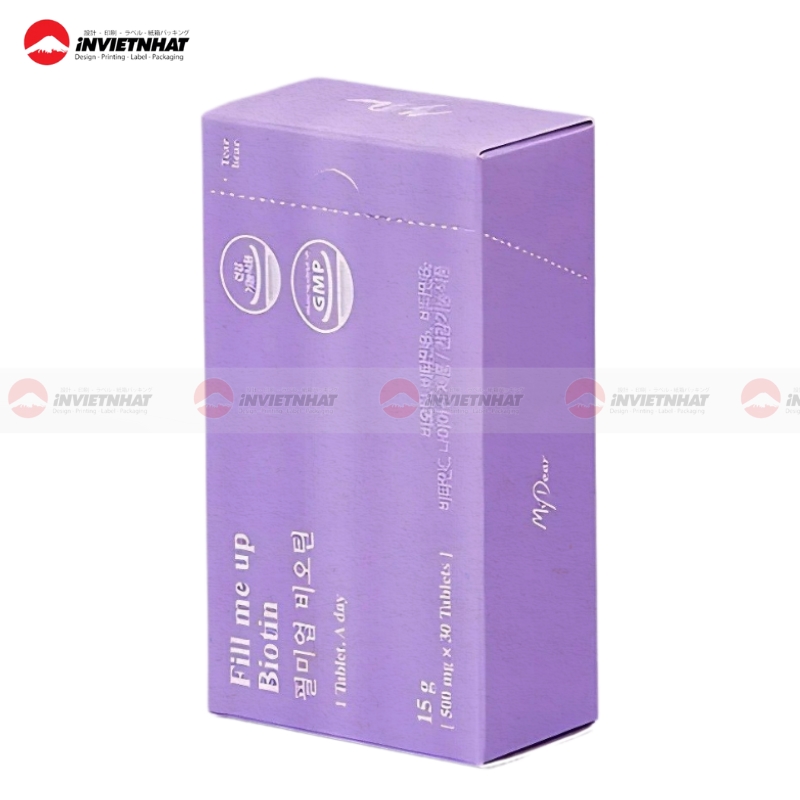 hop giay mau tim pastel chu nhat