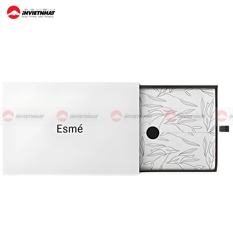 hop giay mau trang dang keo sang trong