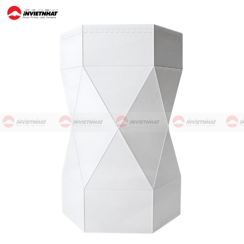 hop giay mau trang doc dao