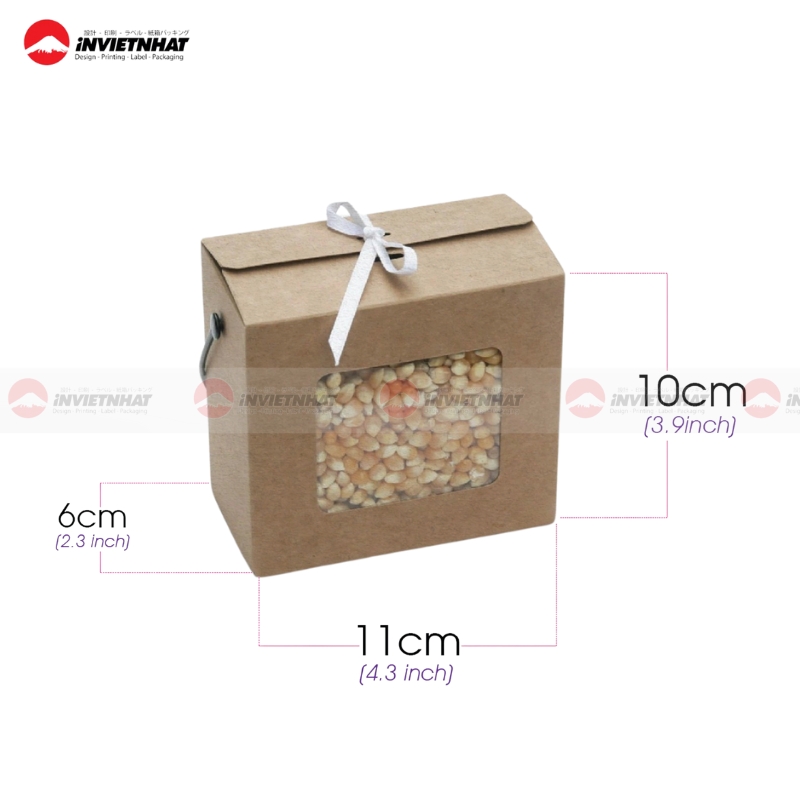 17+ Mẫu hộp giấy mini đựng quà ĐẸP, dễ thương & sáng tạo 36 hop giay mini K200 cua so