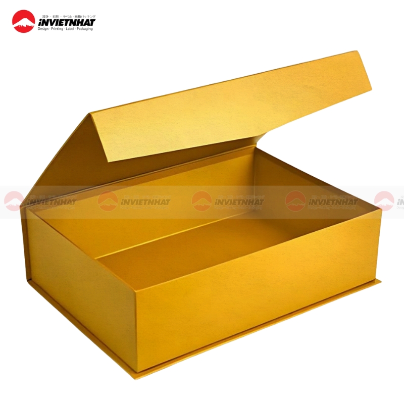 hộp giấy vàng nam châm cao cấp