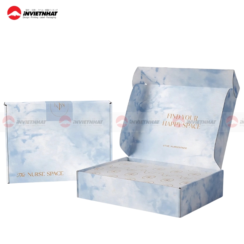 hop giay xanh pastel dung my pham