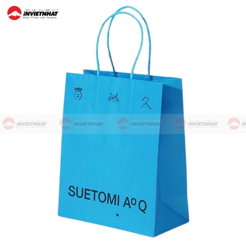 mau in tui giay mau xanh da troi