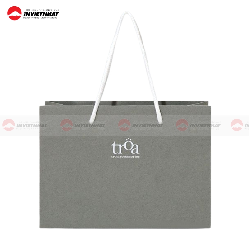 11+ Mẫu túi giấy màu xám đậm, xám ghi, xám nhạt ĐẲNG CẤP 24 mau in tui giay xam nhat