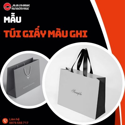 thumb tui giay mau ghi