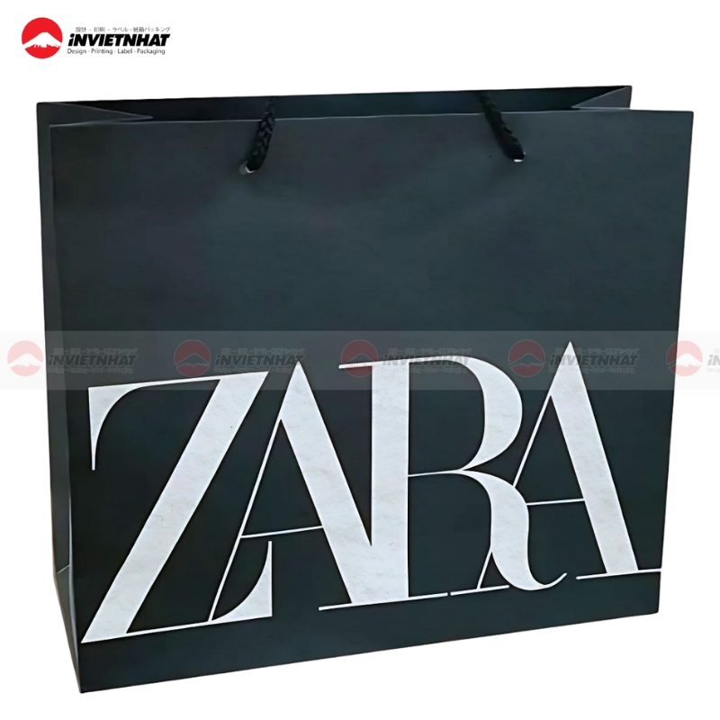 tui giay Zara mau den