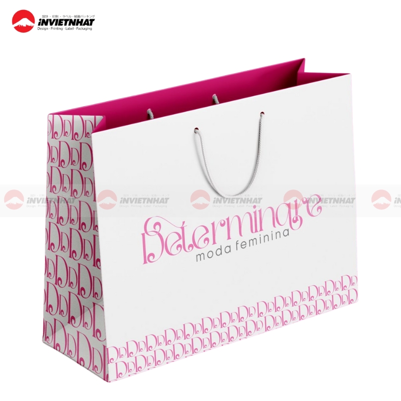 Túi giấy Couche in kỹ thuật số