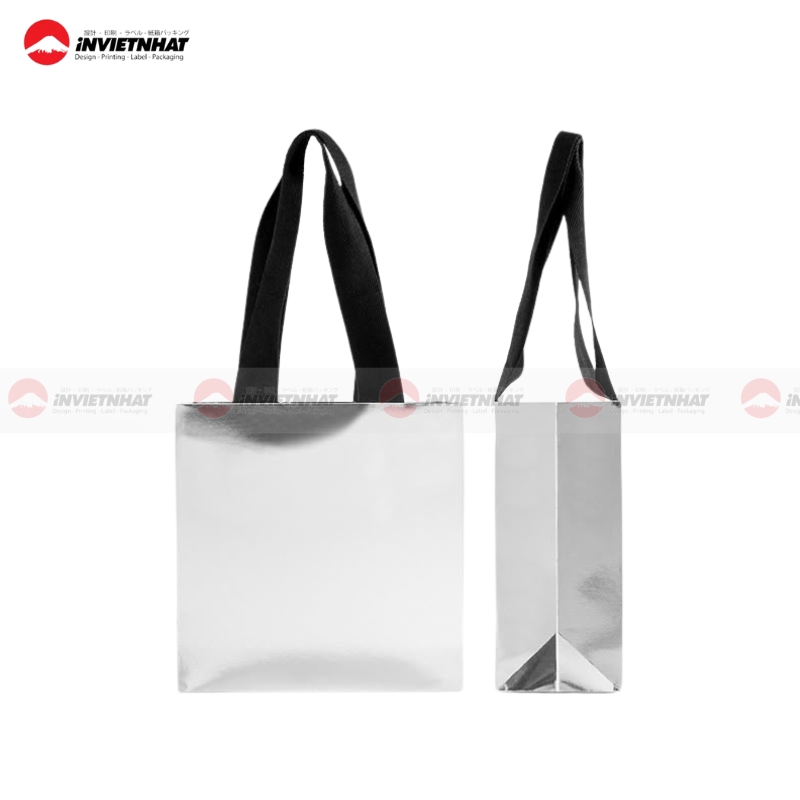 19+ Mẫu túi giấy màu bạc PHẢN QUANG, sang trọng, thu hút ánh nhìn 32 tui giay mau bac k200 phu nhom
