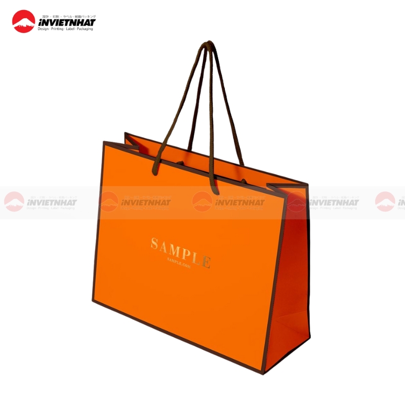17+ Mẫu túi giấy màu cam BẮT MẮT, tươi sáng, năng động 27 tui giay mau cam Burnt