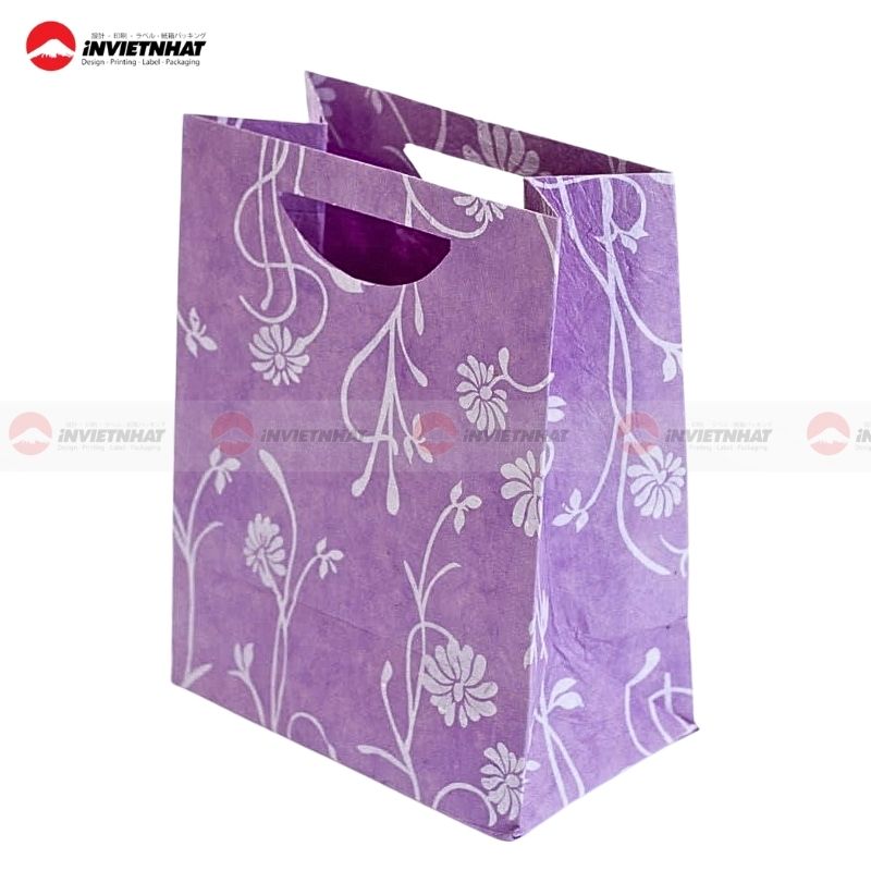 19+ Mẫu túi giấy màu tím đậm, tím nhạt, tím pastel ĐẸP MẮT 19 tui giay mau tim pastel