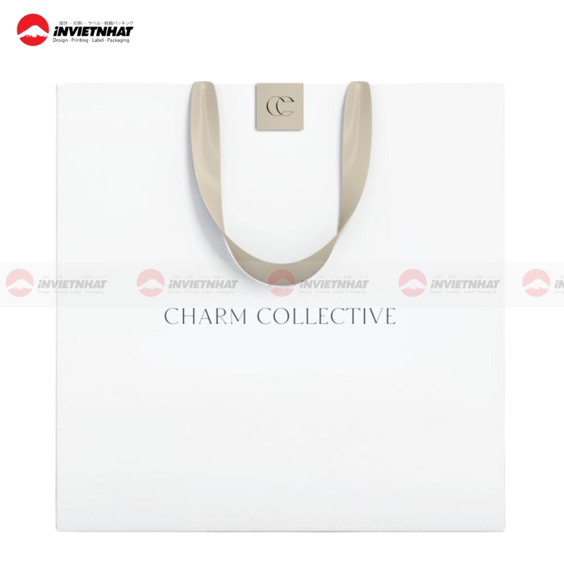 Túi giấy tone trắng sang trọng