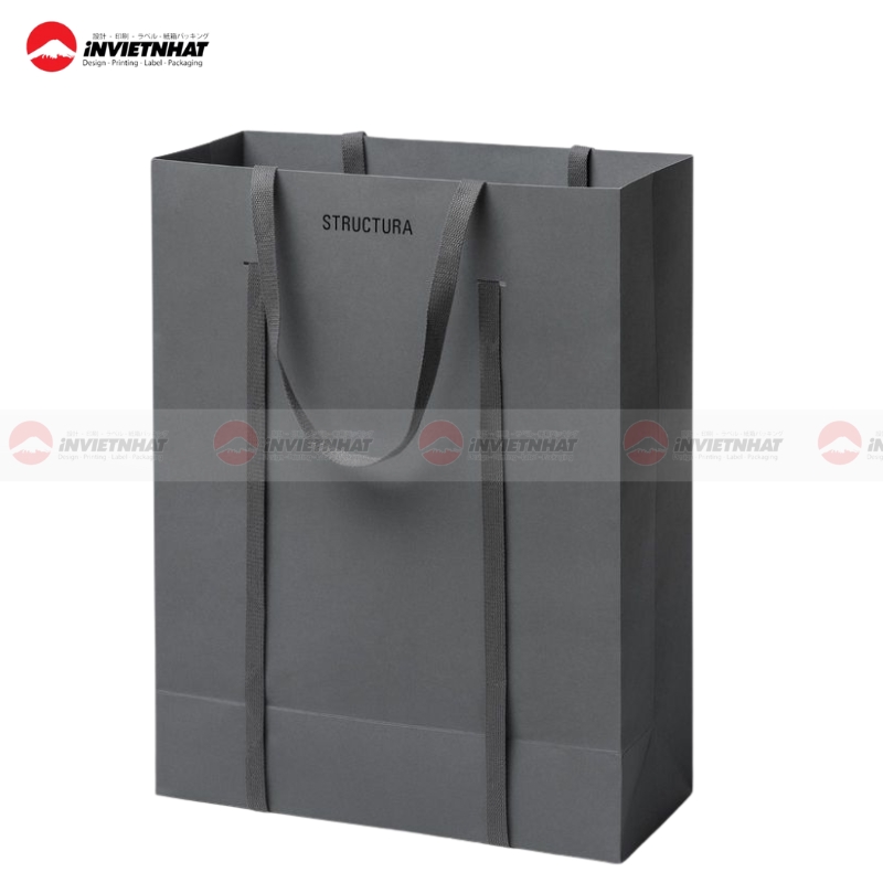 11+ Mẫu túi giấy màu xám đậm, xám ghi, xám nhạt ĐẲNG CẤP 15 tui giay xam dam