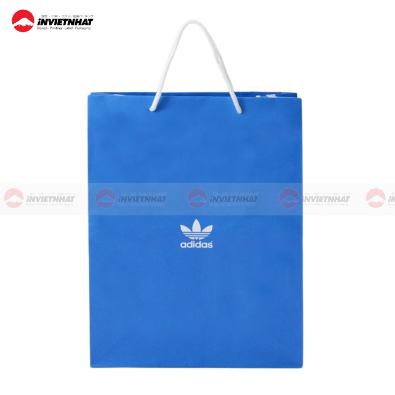 23+ Mẫu in túi giấy cho shop thời trang GIÁ RẺ, chất lượng, giao nhanh tại TPHCM 25 Túi giấy thời trang màu xanh navy