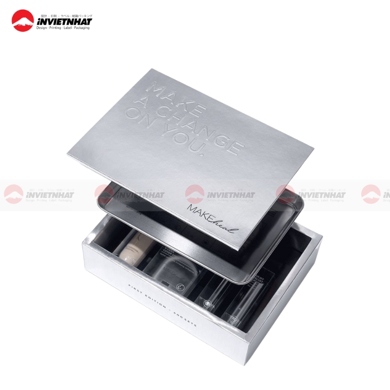 Hop giay Metalize anh bac