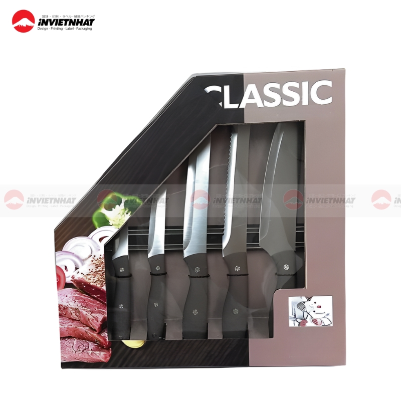 11+ Mẫu thiết kế hộp giấy đựng dao CAO CẤP, bảo vệ cứng cáp 18 Hop giay boc dao