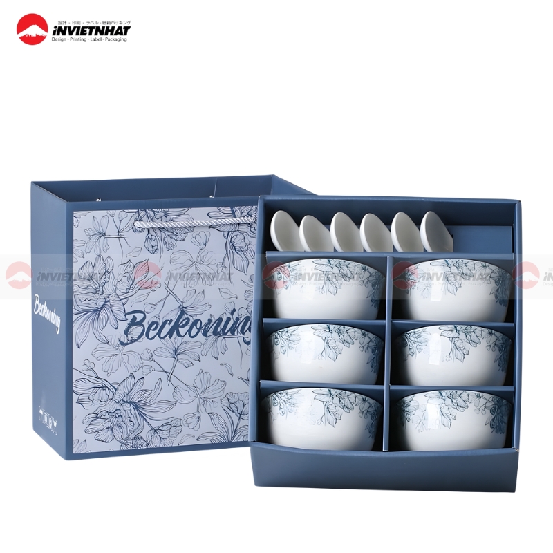 11+ Mẫu hộp giấy đựng chén, bát GIÁ RẺ, in theo yêu cầu 24 Hop giay carton lanh dung chen